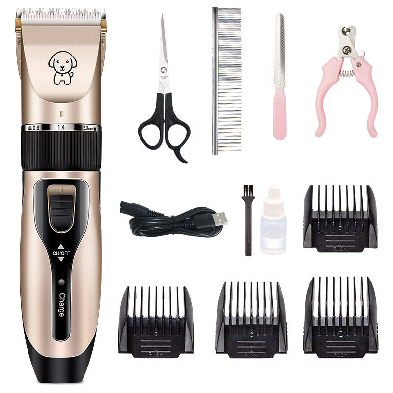 Professional Dog Hair Clipper – Pet Shaver for Dogs & Cats | Low Noise, Rechargeable Grooming Kit