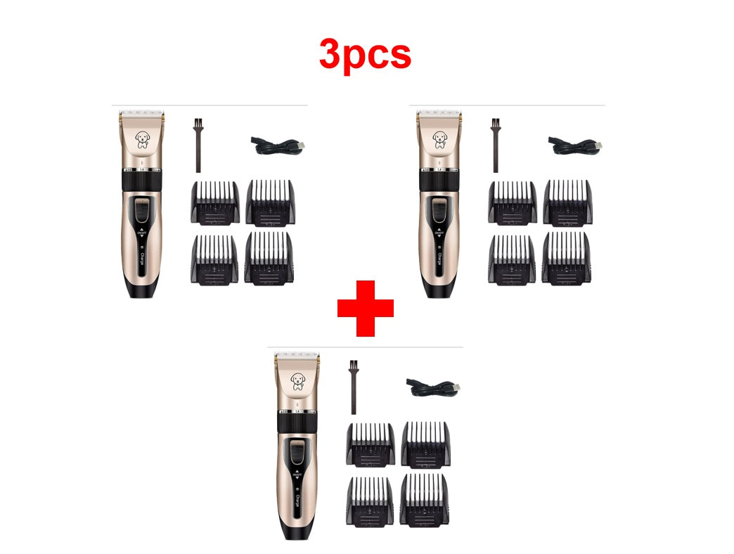 Professional Dog Hair Clipper – Pet Shaver for Dogs & Cats | Low Noise, Rechargeable Grooming Kit