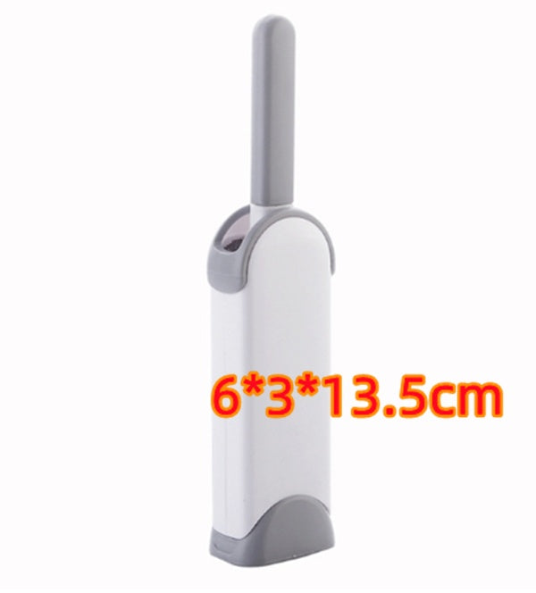 White and gray handheld device with dimensions 6*3*13.5cm displayed