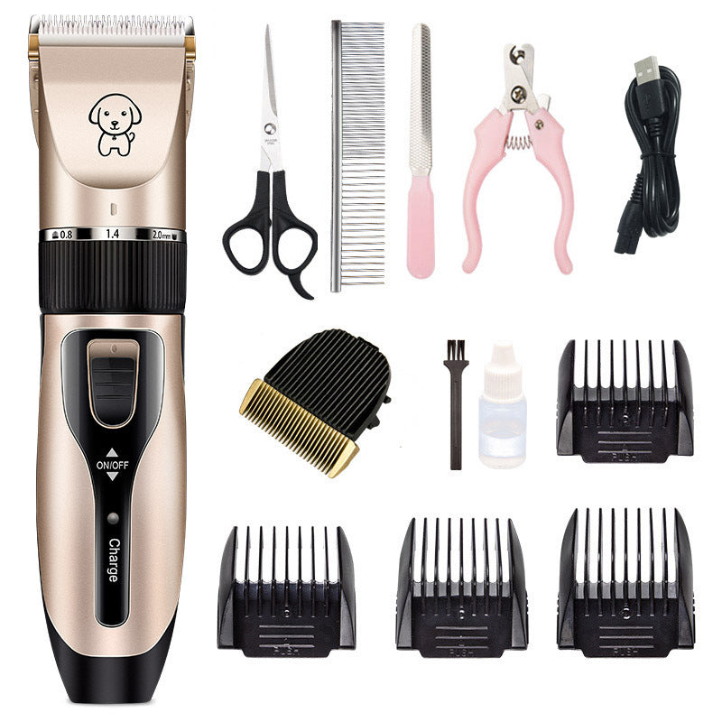 Professional Dog Hair Clipper – Pet Shaver for Dogs & Cats | Low Noise, Rechargeable Grooming Kit