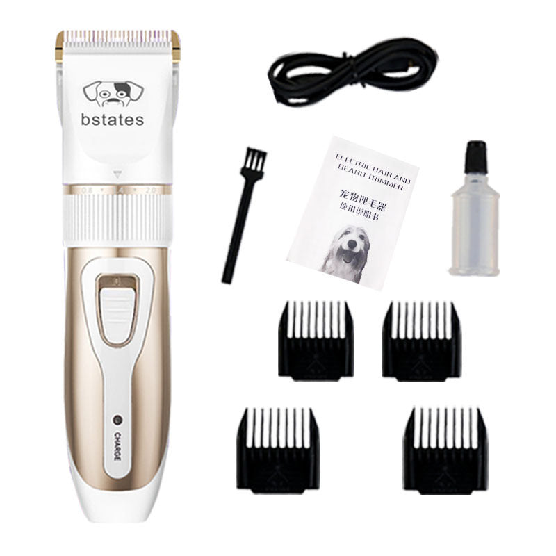 Professional Dog Hair Clipper – Pet Shaver for Dogs & Cats | Low Noise, Rechargeable Grooming Kit
