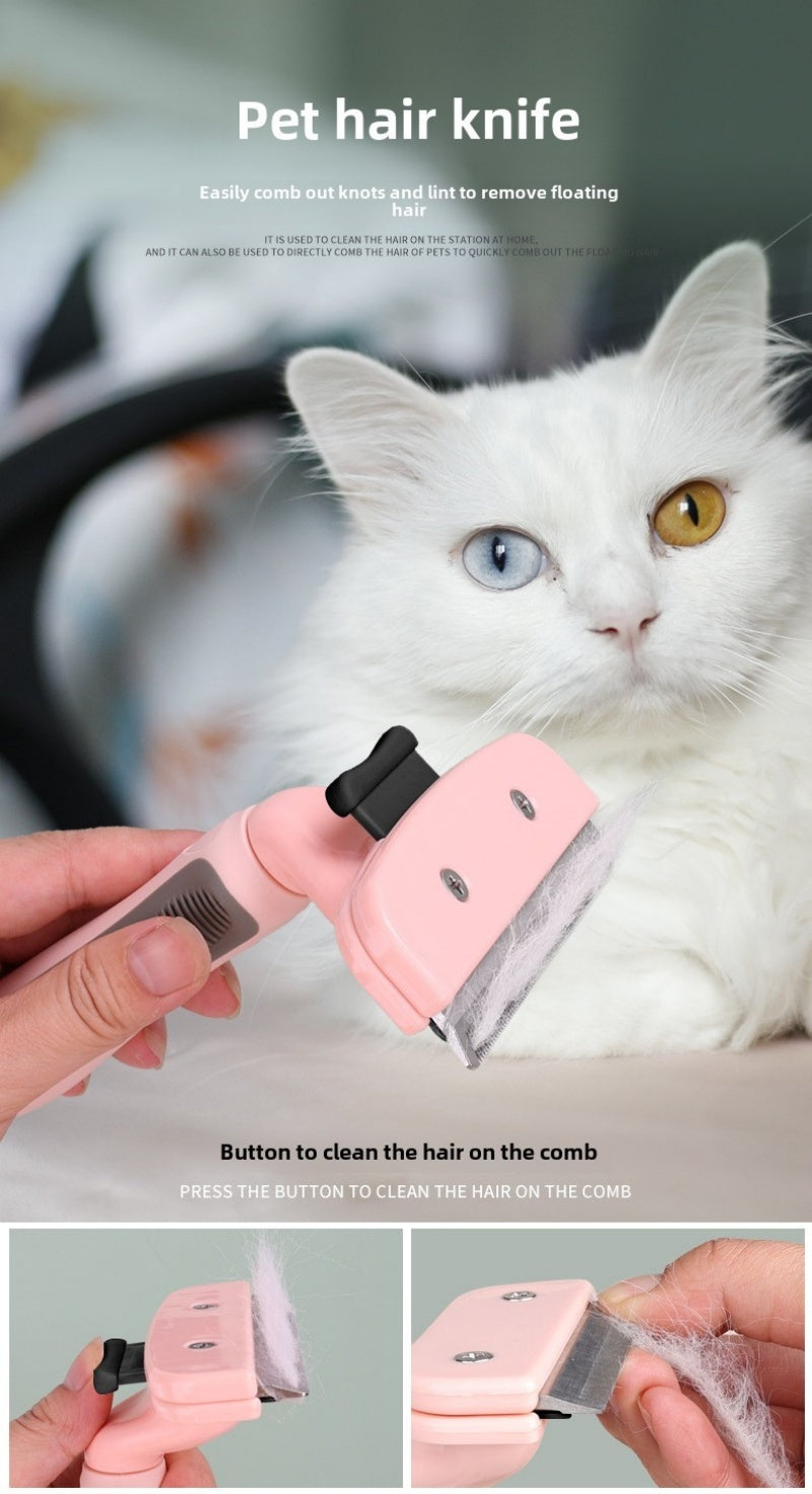 Pet hair removal tool