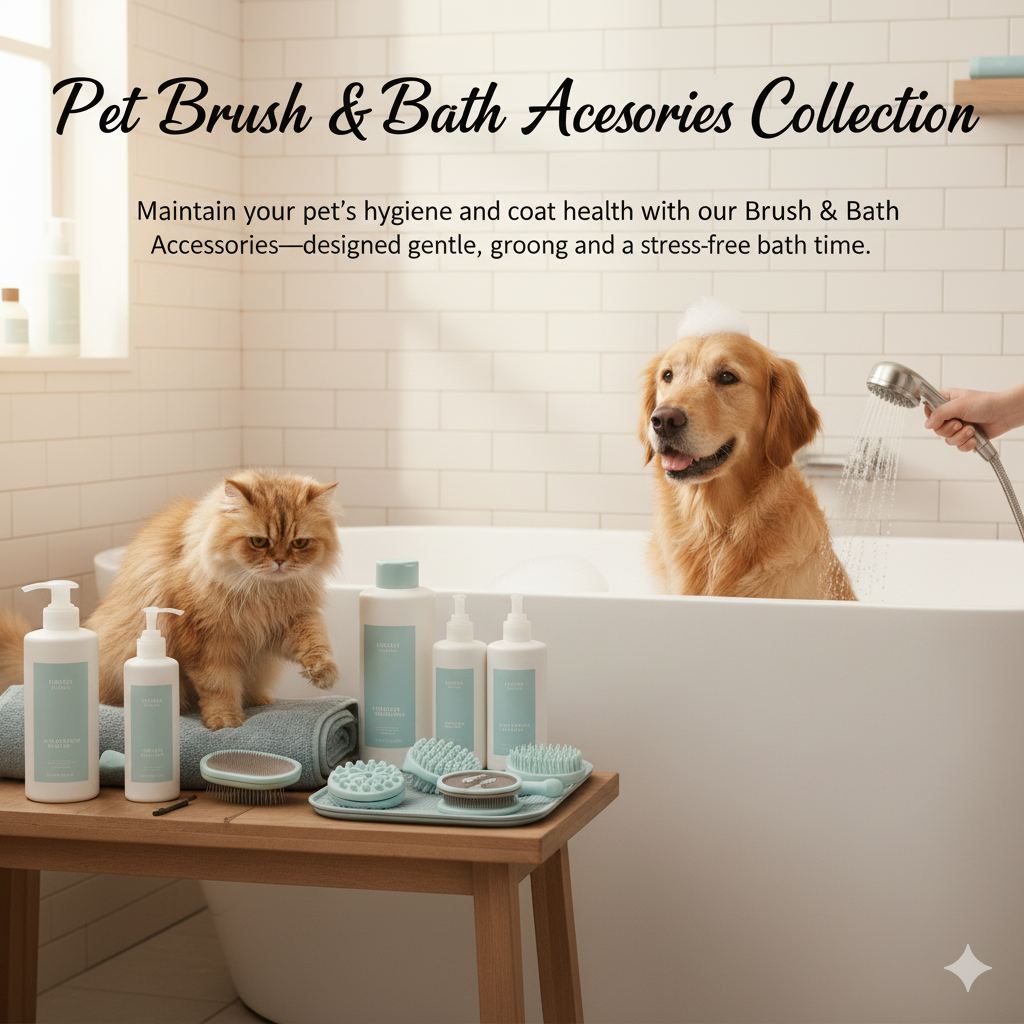 Pet Brush & Bath Accessories