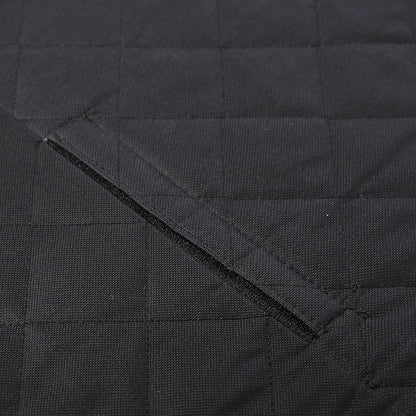 Dog Car Seat Cover with Mesh Window – Pet Carrier Hammock, Safety Protector Back Seat Mat with Zipper & Pocket for Travel