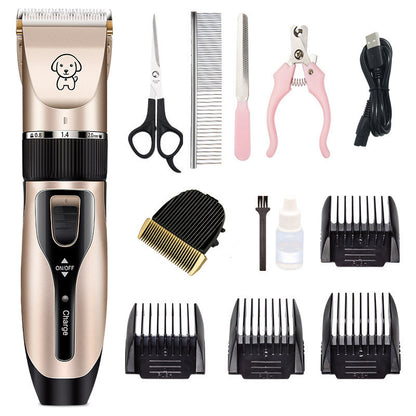 Professional Dog Hair Clipper – Pet Shaver for Dogs & Cats | Low Noise, Rechargeable Grooming Kit