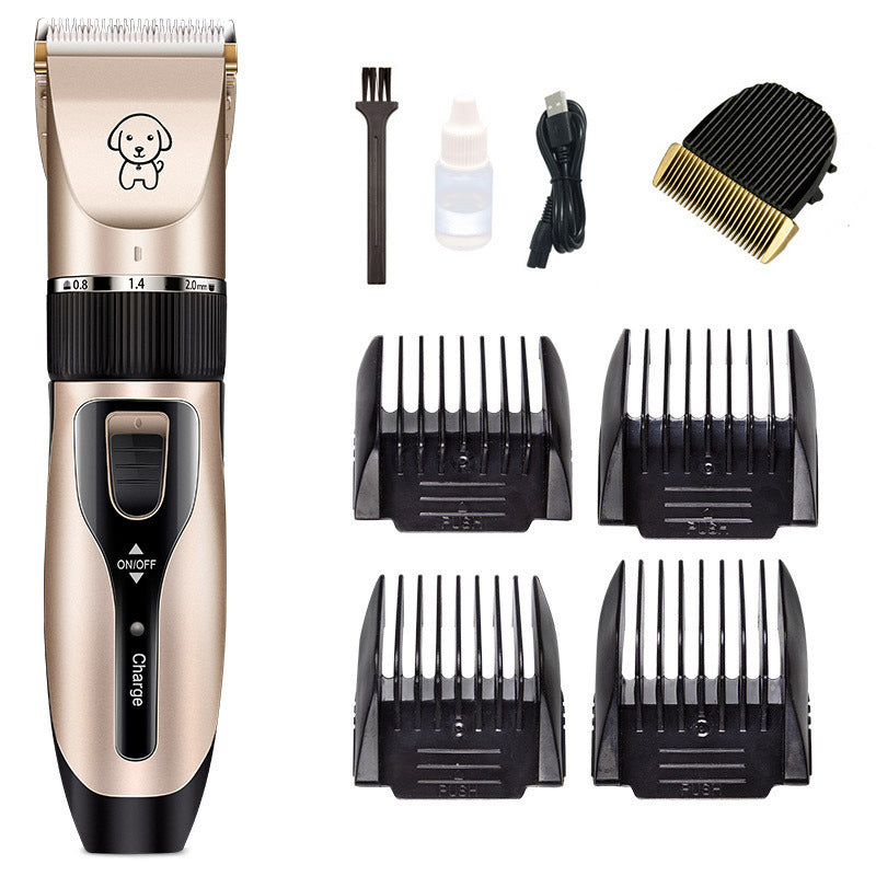 Professional Dog Hair Clipper – Pet Shaver for Dogs & Cats | Low Noise, Rechargeable Grooming Kit