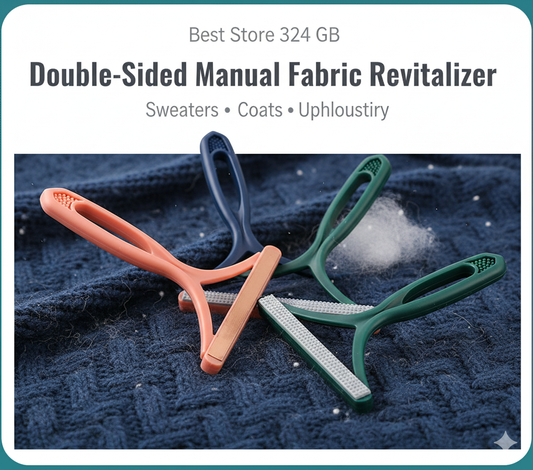 Double-Sided Manual Lint Remover for Clothes | Durable Sweater Shaving Tool – Best Store 324 GB