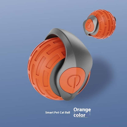 Interactive Cat Toy Ball – Smart Electric Rolling Teaser, USB Rechargeable Automatic Play Toy for Kittens & Pets