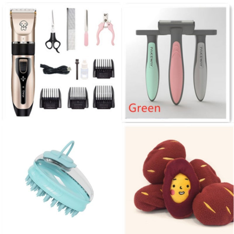Professional Dog Hair Clipper – Pet Shaver for Dogs & Cats | Low Noise, Rechargeable Grooming Kit