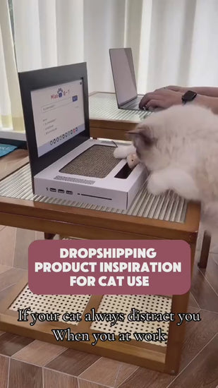 Computer-Shaped Cat Scratch Board – Fun Corrugated Cat Scratcher Toy | Durable Laptop Design | Best Store 324 GB